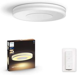 Philips Hue White Ambiance Plafoniera Smart Being, Luce Bianca da Calda a Fredda, 32W, Bianco, Telecomando Dimmer Switch Incluso