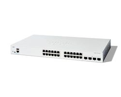 Cisco Catalyst 1300-24T-4X Managed Switch, 24 Port GE, 4x10GE SFP+, Limited Lifetime Protection (C1300-24T-4X)