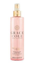 Grace Cole Body Spray 250ml - Vanilla Blush & Peony Fragrance - Womens Hair & Body Mist - Refreshing, Moisturising Spray With Essential Oils - Vegan - Made In England