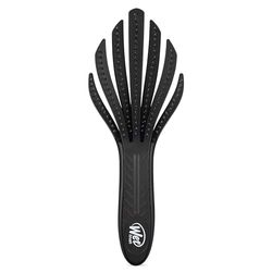 WetBrush Go Green Curl Detangler Hairbrush with Ultra Soft Intelliflex Bristles to Gently Separate Knots With Ease, Wet Brush Detangler Is Gentle on Hair, Plant Based, For Curly Hair, Black