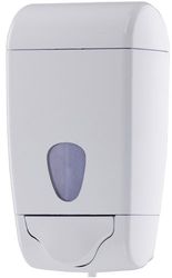 Mar Plast A77811WI Distributeur de savon à bouton 0 80 l Blanc avec fenêtre transparente 216 x 80 x 115 mm