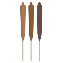 Lot de 3 Mini Torches en Cire pour Barbecue et Barbecue