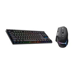 Logitech G G502 X Plus Lightspeed Souris Gaming RVB sans Fil - Souris Optique Boutons Hybrides LIGHTFORCE, G515 Lightspeed TKL profilé Clavier Gaming sans Fil, Clavier Français AZERTY -Noir