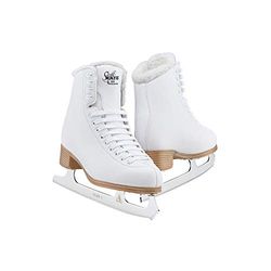 Jackson Ultima JC380.PU.070 Jackson Classic SoftSkate Kunstschaatsen voor dames en meisjes in wit, olympische kwaliteit schaatsen, damesmaat US 7.0 (EU 38)