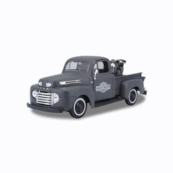 Maisto 532185 - Modellino Harley-Davidson Ford F-1 Pickup 1948 e WLA Flathead 1942, Scala 1:24