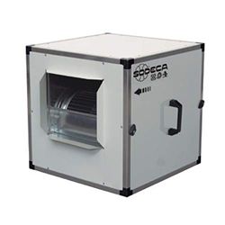 Ventilador de caja de baja presión aislado acústicamente, modelo CJBD/AL-2828-6M 1/3, 940 rpm, caudal máximo de 3200 m3/h, 60,5 x 60,5 x 60,5 centímetros (Referencia: 1009750)