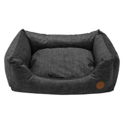JACK AND VANILLA, Sofá para Mascotas Confort óptimo, diseño Elegante y Duradero, fácil de Limpiar, Ideal para pequeñas y Medianas Razas, 60 x 80 cm, Color Gris