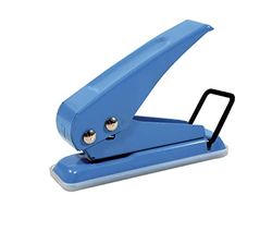 Alevar Perforator 1 Hole, Size 2.5x9.5x7 cm, Color Blue