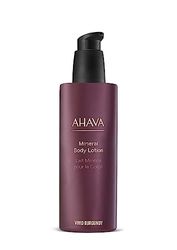 AHAVA Vivid Burgundy Mineral Body Lotion 250ml - Provides Hydration, Resulting in Refined and Comforted Skin Exclusive Blend of Dead Sea Minerals
