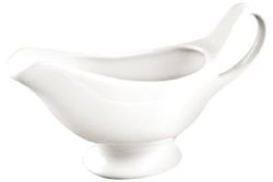 Olympia Saucières blanches 340ml (lot de 6), porcelaine, passe au four, au micro-ondes, au congélateur et au lave-vaisselle , résistant à la chaleur et aux chocs, U831