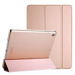 ProCase Slimme Hoes voor iPad Mini 1 2 3 Ultradunne Lichtgewicht Hoes met Doorschijnende Achterkant, Smart Case voor 7,9" iPad Mini, Mini 2, Mini 3 –Rosegoud