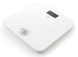 Brightium Báscula de baño Digital sin Pilas, diseño Moderno, Pantalla LCD, medición precisa, Ideal para controlar Peso y Mejorar Salud Personal.