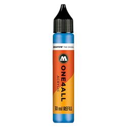 Molotow mo693230 Refill ONE4all, navulinkt voor permanente markers, 30 ml, 1 stuk, schockblauw