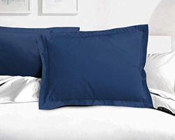 Home Linge Passion Confezione da 2 pezzi, 50 x 70 cm, 100% cotone, 57 fili, 50 x 70 cm, colore blu