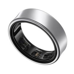 Samsung Galaxy Ring Titanium Hoesje Smart Ring Samsung Gezondheid met AI Slaap Tracker Fitness Tracker Maat 10 Titanium Zilver