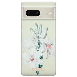 Babaco ERT GROUP mobile phone case for Google PIXEL 7 original and officially Licensed pattern Flowers 039 optimally adapted to the shape of the mobile phone, partially transparent