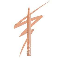 NYX Professional Makeup Epic Ink Liner, Brush Tip Liquid Eye Liner Pen, Up To 24 Hours of Wear, 6 Intensely Pigmented Shades, Waterproof Vegan Formula, Shade: Lil Toasty
