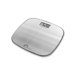 LITTLE BALANCE 8416 Inox Soft USB, Pèse-personne sans piles, Rechargement USB, 180 kg, Tout Inox