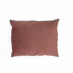COJIN 50X40 TERCIOPELO ROSA