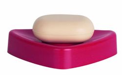 Spirella 10.15461 Trix Eco Porte-Savon Plant-Fibre Rouge