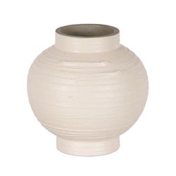 BigBuy Home Vaas wit keramiek 20 x 20 x 20 cm