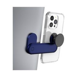 PopSockets: Laptop Mount - Support de téléphone adhésif pour Ordinateur Portable au Design Fin et élégant - French Navy