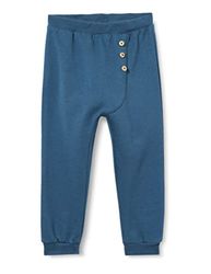 Koton Jogger Sweatpants Button Detail Elastic Waistband Pantaloni della Tuta, Indigo (IN3), 18-24 Mesi Ragazzino