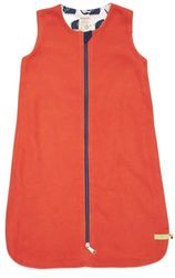 högljudd + stolt fleece för babypojkar, GOTS Zertifiziert sovsäck, Kanel, 74/80 cm