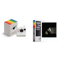 Polaroid - Now Gen3 - Fotocamera istantanea + Pellicola Bianco e Nero (8 fotos) - Bianco