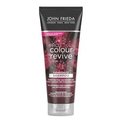 John Frieda PRO Colour Revive Shampoo per la protezione dei colori – Contenuto: 250 ml – PH ottimizzato per la conservazione del colore – con antiossidanti – Mantiene il colore tra le visite del