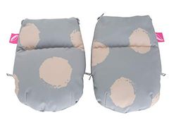 1 par handvärmare muffar för barnvagn – av softshell (aprikos)