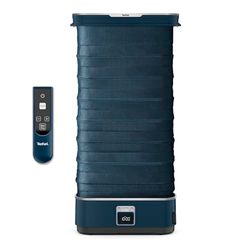 Tefal Care for You First Automatic Clothes Steamer, Refreshing and Sanitising, All-Natural Powerful Steam, Crease Removal, Reduces Odours, Sanitises Up to 99%, YT2020G0, Deep Blue and Terracotta