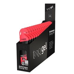 Torq Energy Gels - Strawberry Yoghurt Pack of 15 - Ultimate On The Go Quick Release Energy - 30g of Carbohydrates - Running/Cycling/Sports Gels - 5 Key Electrolytes - Natural & Vegan