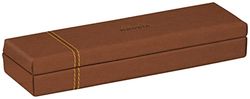 RHODIA 194508C - Plumier Cuivre - 21x5,5x3 cm - Piqûres Sellier Orange - Extérieur Simili Cuir-Collection Home Office Rhodiarama - Organisation de Bureau & Rangement Design