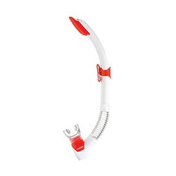 Mares Rebel Splash Tube de plongée Adulte Unisexe Couleur : Blanc/Rouge Taille : Une Taille