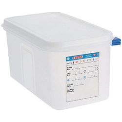 Araven Food Container 6Ltr 6 liter (1/3 GN). 150(H) x 325(W) x 176(D)mm. Aantal verpakking: 4