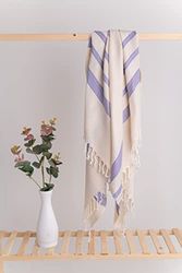 Questo Casa 100% Coton Peshtemal, Pestemal, Turc Hammam Serviettes, Pareo, Fouta, Super Absorbant et Séchage Rapide Serviettes pour Hammam, Bain, Sport, Plage, 90x180 Cm