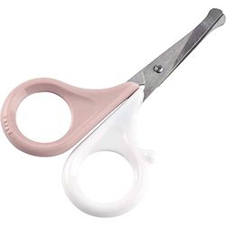 Béaba Nagelschaar voor baby's en kinderen - voor nagelverzorging en manicure - afgeronde tips - roze