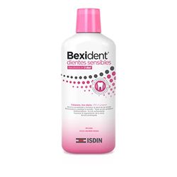 ISDIN Bexident dentes sensíveis Colutório com CPC Cymenol, alivia a sensibilidade dentária em 2 dias, uso diário, 1 x 500 ml