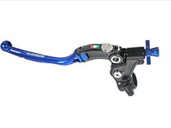 ACCOSSATO Commande d'embrayage à câble de Course avec Levier articulé coloré (Bouton+Levier+régulateur), avec Fixation Micro pour Benelli BN 251 de 2016 à 2017 CC 250