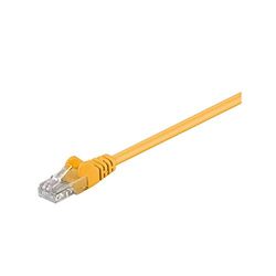 Goobay 68366 CAT 5e Patchcable, U/UTP, Yellow, 3m Cable Length