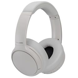 Panasonic M600, Auriculares inalámbricos con Cancelación Activa de Ruido Híbrida, Diseño Giratorio Supraaural, Bluetooth 5.3, Micrófono Integrado, hasta 65 Horas De Reproducción, Blanco, RB-M600BE-C
