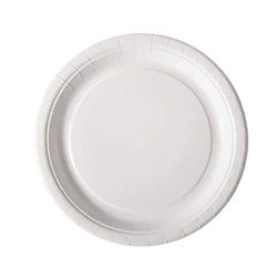 Duni 192947 - Bio papieren borden gecoat, diameter ca. 18 cm, 50 stuks, ecoecho, partyservies, wegwerpborden