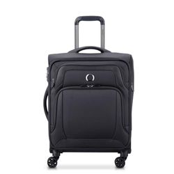 4 dubbele wielen trolley, zwart, S (55cm - 36L), DELSEY Paris OPTIMAX LIITE 4 DUBBELE ROLLEN CABINE TROLLEY 55 CM