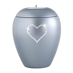 Urns UK Keramische Oostenrijkse kristallen kaars Keepsake hart Urn