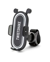 Twistshake Telefoonhouder voor Kinderwagen, Telefoon Houder Regelbare Grootte en Bevestiging, Zwart