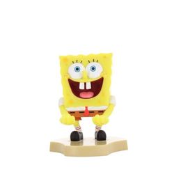 Cableguys Minis Spongebob Squarepants Phone Stand & Earbuds Holder - Novelty Phone Stand for Desk and Bedside, In Ear Headphone Holder for Smartphone & Small Devices, Cute Desk Decor and Accessories