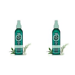 HASK Tea Tree Oil 5-in-1 Leave-In Conditioner, Soothing and Restoring for All Hair Types, colour safe, gluten-free, sulfate-free, paraben-free - 1 175mL Bottle (Pack of 2)