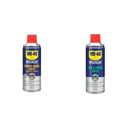 WD-40 Specialist Moto • Graisse Chaîne • Aérosol • Idéal Off-road et conditions humides & WD-40 Specialist Moto Cire Et Polish Aérosol Extrême Brillance Et Longue Durée