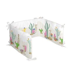 Cute Llamas Protector Cuna 210x40 cm